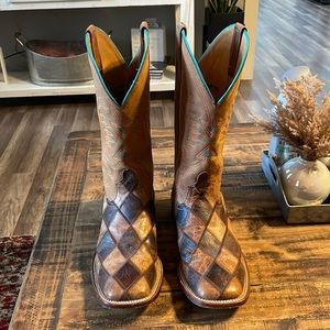 Mens Horsepower Cowboy Boots Size 10.5D